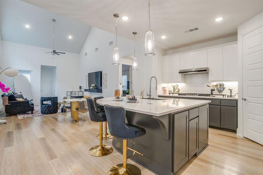 Furnished interior view inside a new home in Karis, Crowley (Image 8).