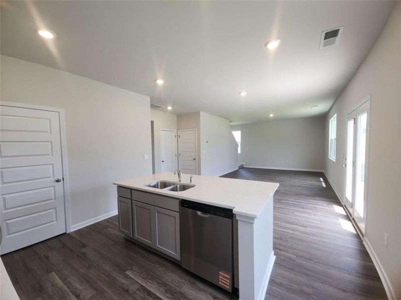 Furnished interior view inside a new home in Cedar Ridge - Locust Grove Station, Locust Grove (Image 3). Furnished interior view inside a new home in Cedar Ridge - Locust Grove Station, Locust Grove (Image 3).