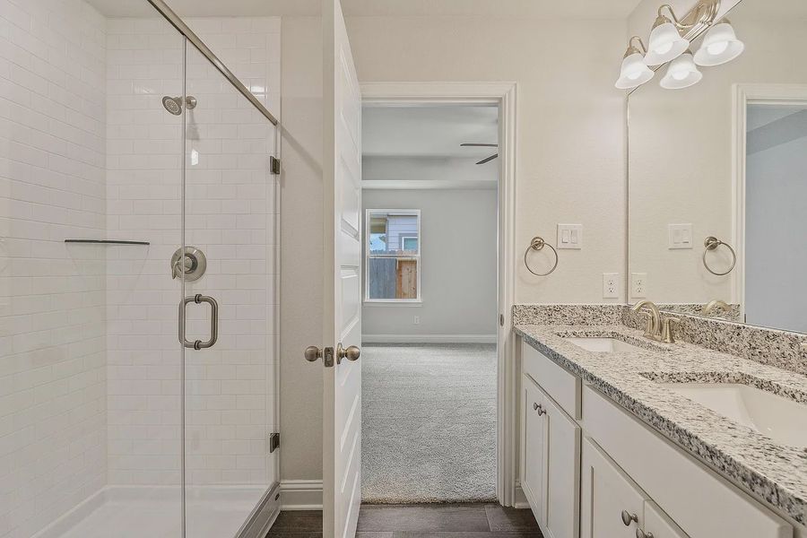 Furnished interior view inside a new home in Grand Oaks Reserve, Cleveland (Image 10).