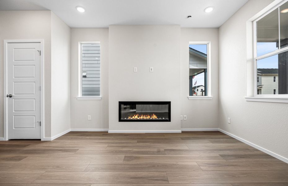 Spacious, unfurnished interior of a new home in Barefoot Village, Firestone (Image 39). Spacious, unfurnished interior of a new home in Barefoot Village, Firestone (Image 39).