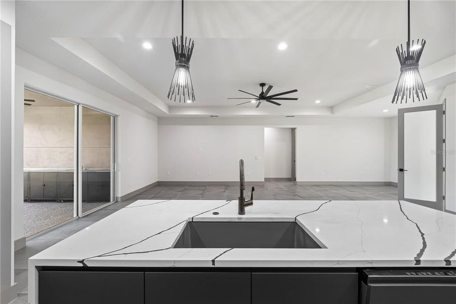 Furnished interior view inside a new home in , Palm Coast (Image 37).