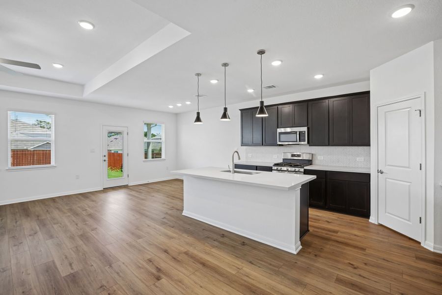 Furnished interior view inside a new home in Lisso, Pflugerville (Image 6).