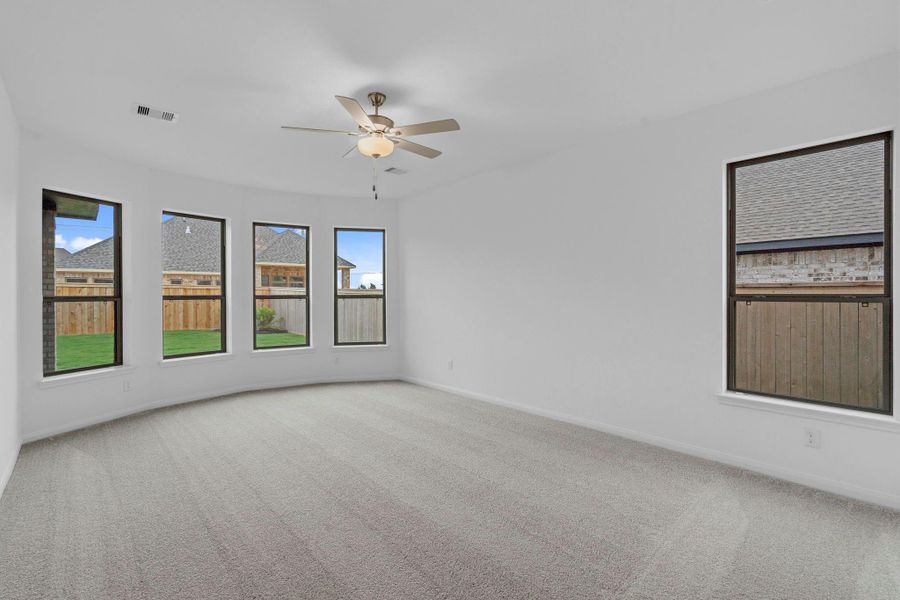 Spacious, unfurnished interior of a new home in Bridgeland, Cypress (Image 18). Spacious, unfurnished interior of a new home in Bridgeland, Cypress (Image 18).