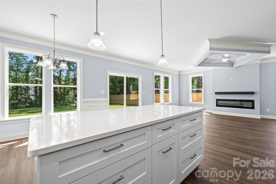 Furnished interior view inside a new home in , Charlotte (Image 6).