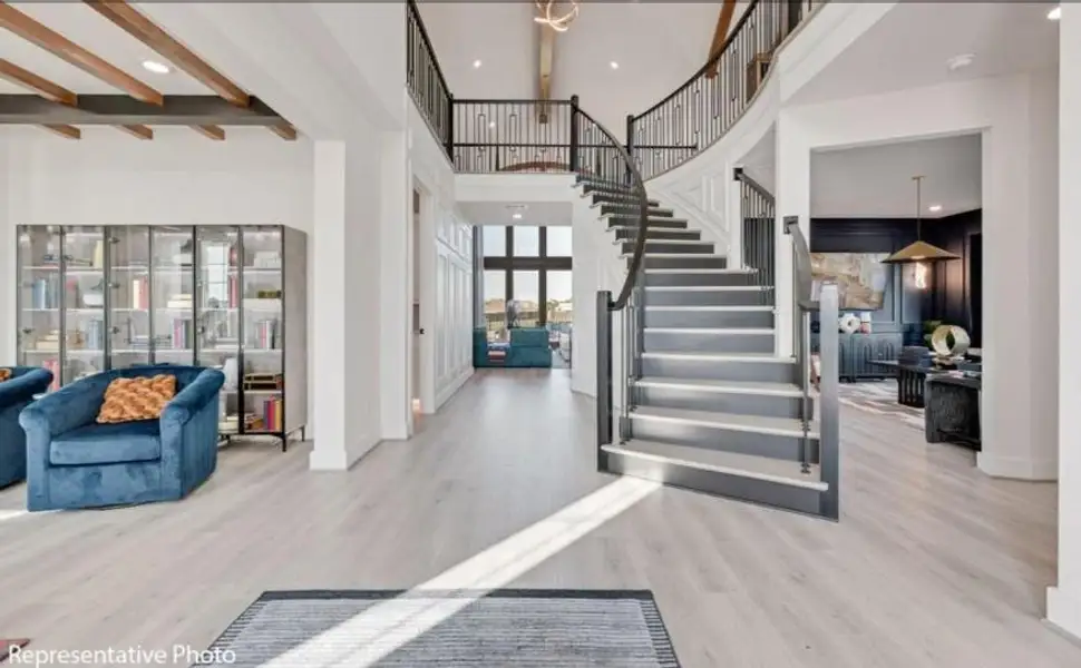 Furnished interior view inside a new home in Grand Estates of Anna, Anna (Image 11). Furnished interior view inside a new home in Grand Estates of Anna, Anna (Image 11).