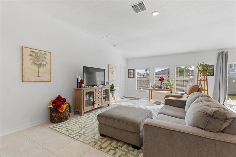 Furnished interior view inside a new home in Lawson Dunes: Estate Collection, Haines City (Image 14).