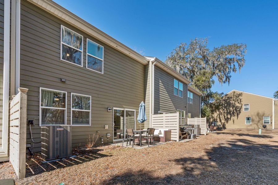 Exterior details and patio area of a home in , North Charleston (Image 32). Exterior details and patio area of a home in , North Charleston (Image 32).