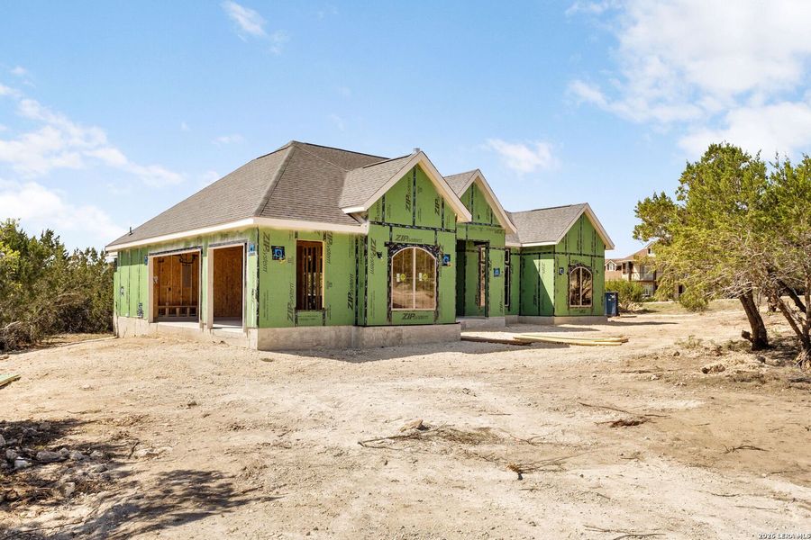In-progress construction of a new home in , Canyon Lake, TX (Image 14).