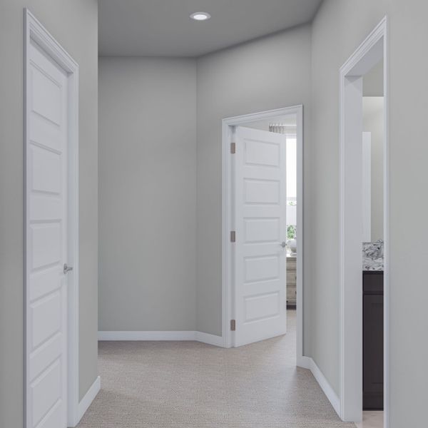 Spacious, unfurnished interior of a new home in Lagos Reserve, Manor (Image 24). Spacious, unfurnished interior of a new home in Lagos Reserve, Manor (Image 24).