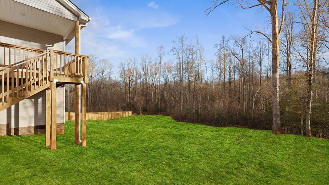 Representative exterior details of a home built from the Cameron by D.R. Horton in Blue Ridge Trail, Fountain Inn (Image 17).