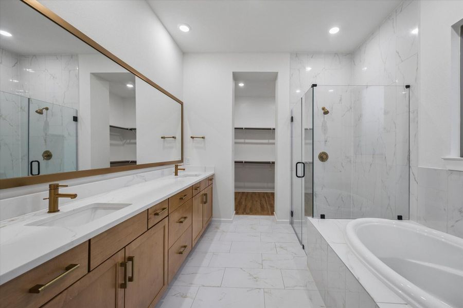 Furnished interior view inside a new home in , Katy (Image 13).