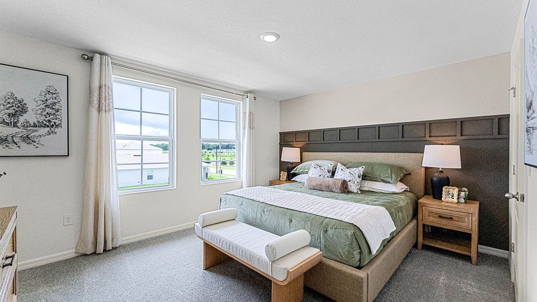 Furnished interior view inside a new home in Windrose, Apopka (Image 20).