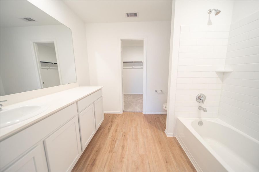 Furnished interior view inside a new home in , Baytown (Image 3).