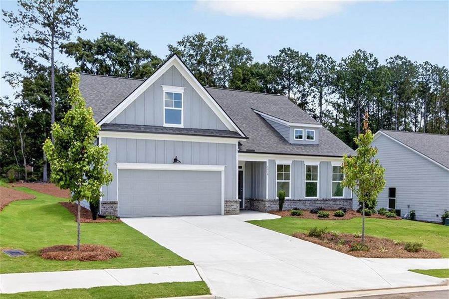 Front exterior of a new home in , Athens, GA, highlighting curb appeal (Image 25).