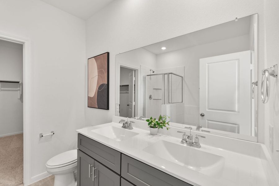 Furnished interior view inside a new home in Patterson Ranch, Georgetown (Image 7).