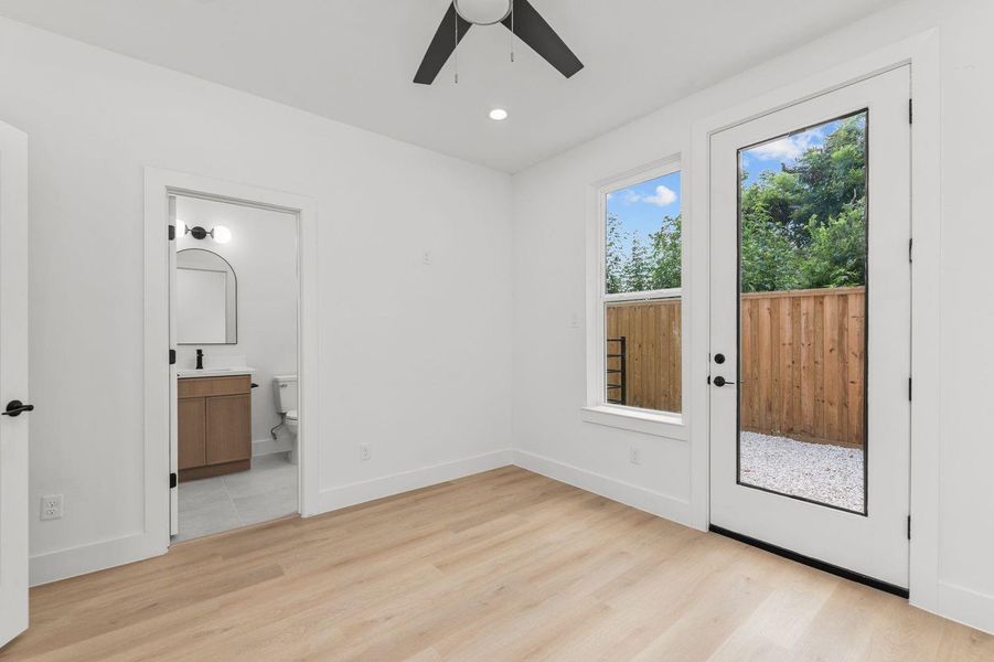 First Bedroom on ground floor