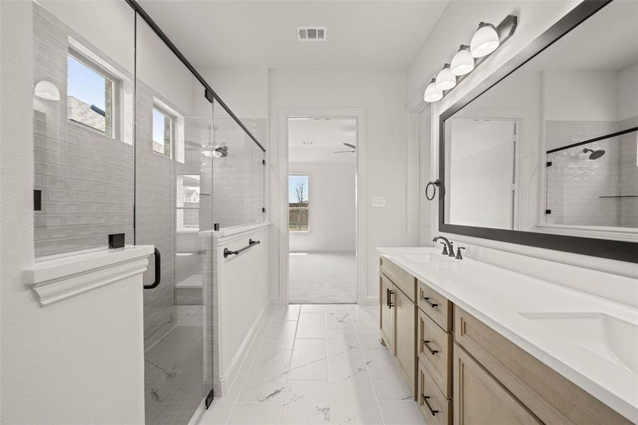 Furnished interior view inside a new home in The Retreat - Phase 1, Waxahachie (Image 9).