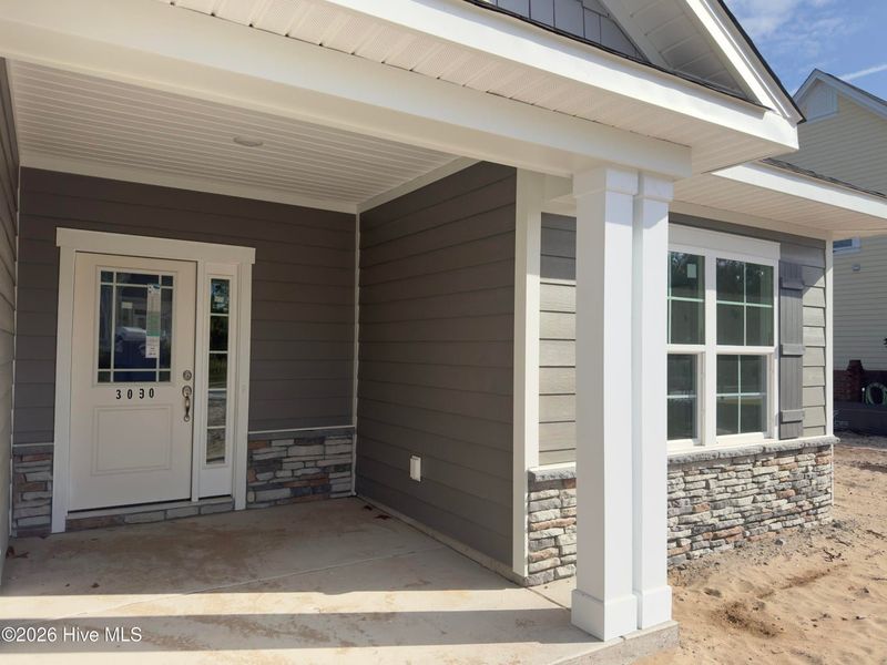Exterior details and patio area of a home in Rutledge, Shallotte (Image 2). Exterior details and patio area of a home in Rutledge, Shallotte (Image 2).