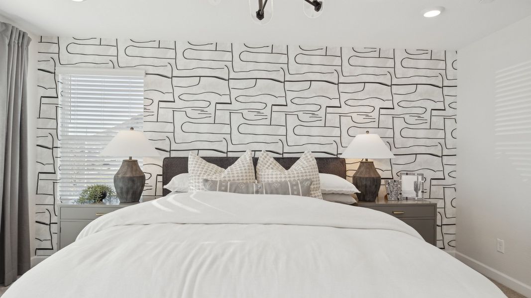 Furnished interior view inside a new home in The Buttes at Mystic, Peoria (Image 17).
