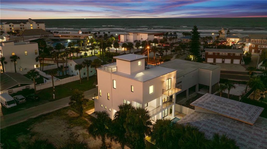 Exterior details and patio area of a home in , New Smyrna Beach (Image 53).