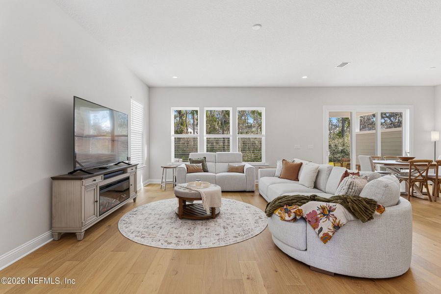 Furnished interior view inside a new home in , St. Johns (Image 31).