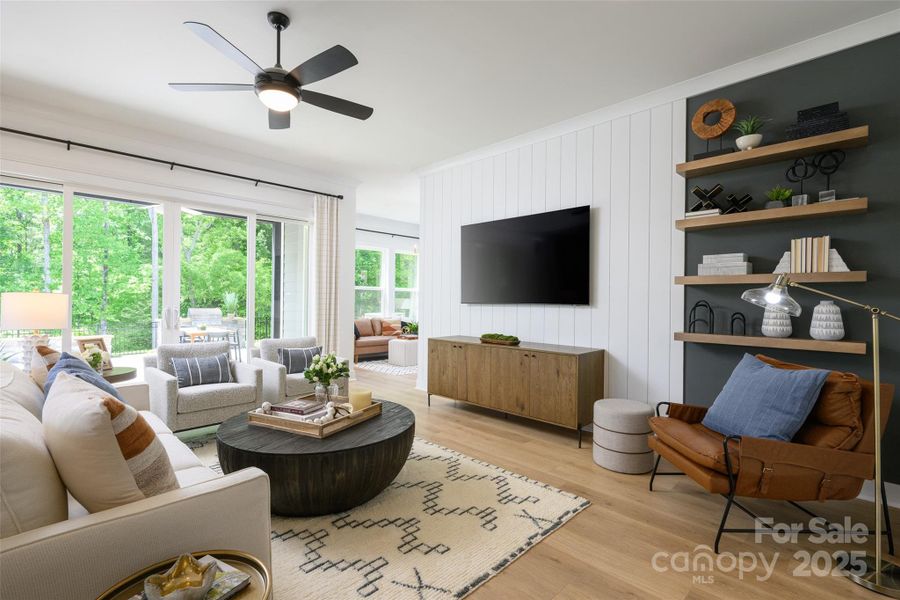 Furnished interior view inside a new home in North Creek Village, Huntersville (Image 17).