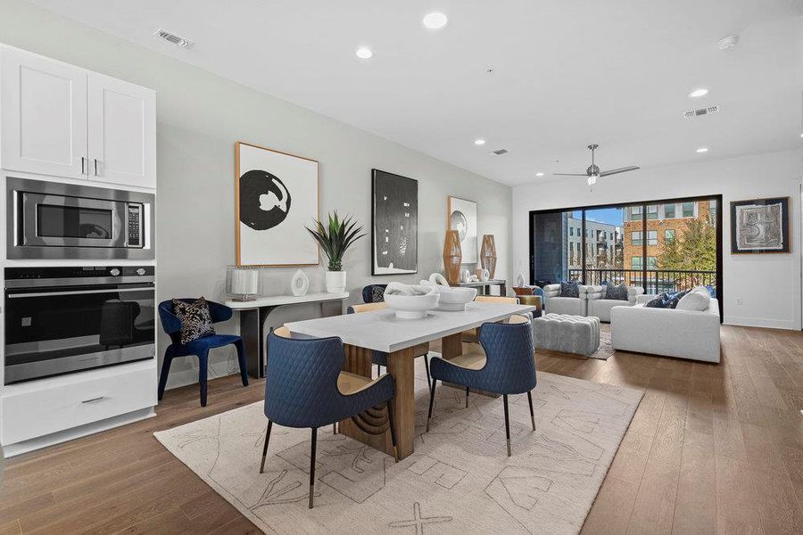 Furnished interior view inside a new home in , Austin (Image 12).