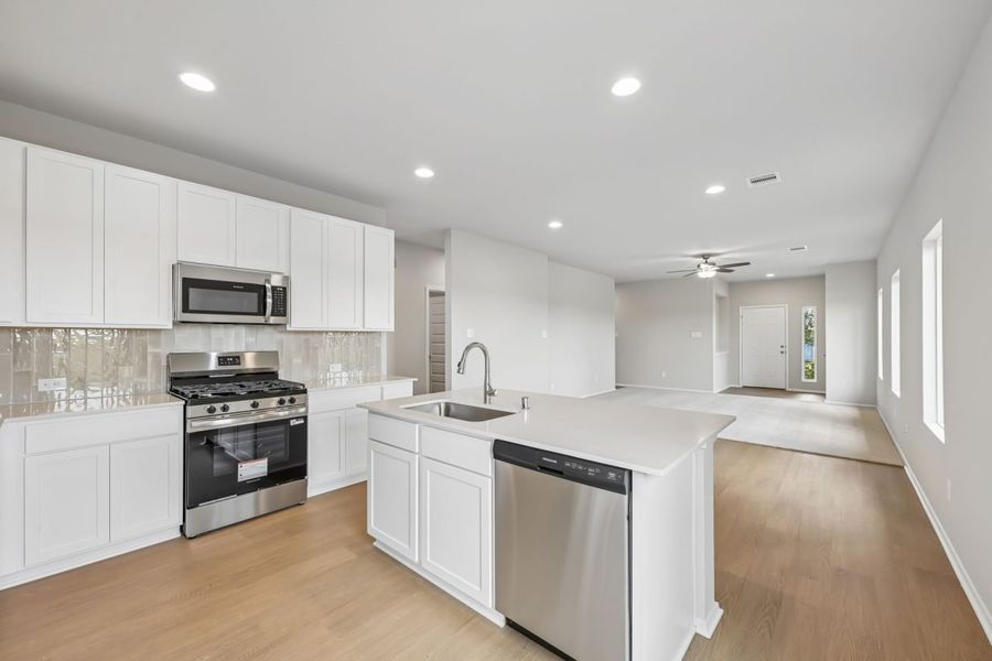 Furnished interior view inside a new home in Azalea, Pattison (Image 10).
