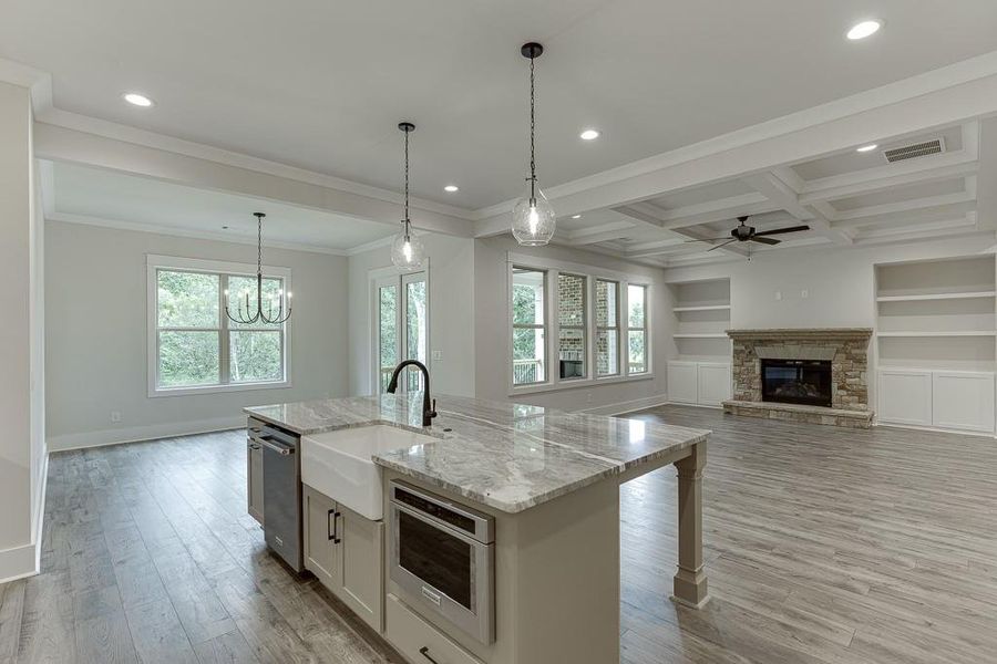 Furnished interior view inside a new home in , Cumming (Image 10).