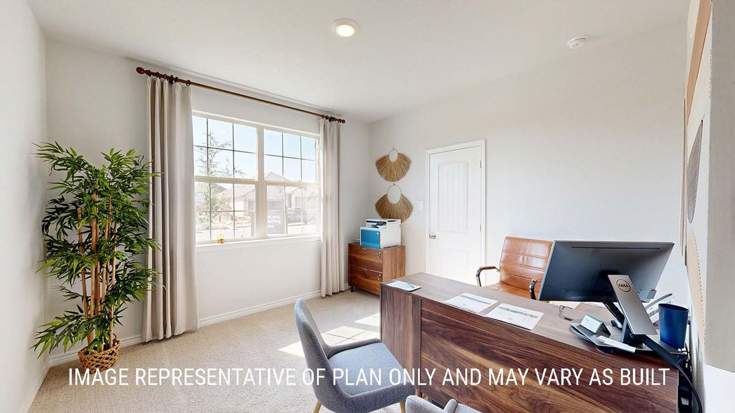 Representative furnished interior of a home built from the Newburgh by D.R. Horton in Sterling Meadows, Salado (Image 28). Representative furnished interior of a home built from the Newburgh by D.R. Horton in Sterling Meadows, Salado (Image 28).