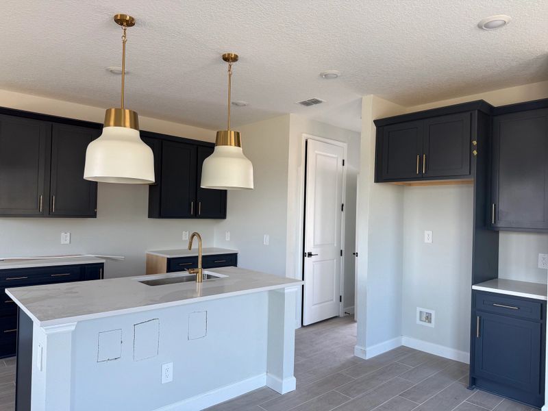 Sophisticated kitchen featuring the AW Sapphire Collection