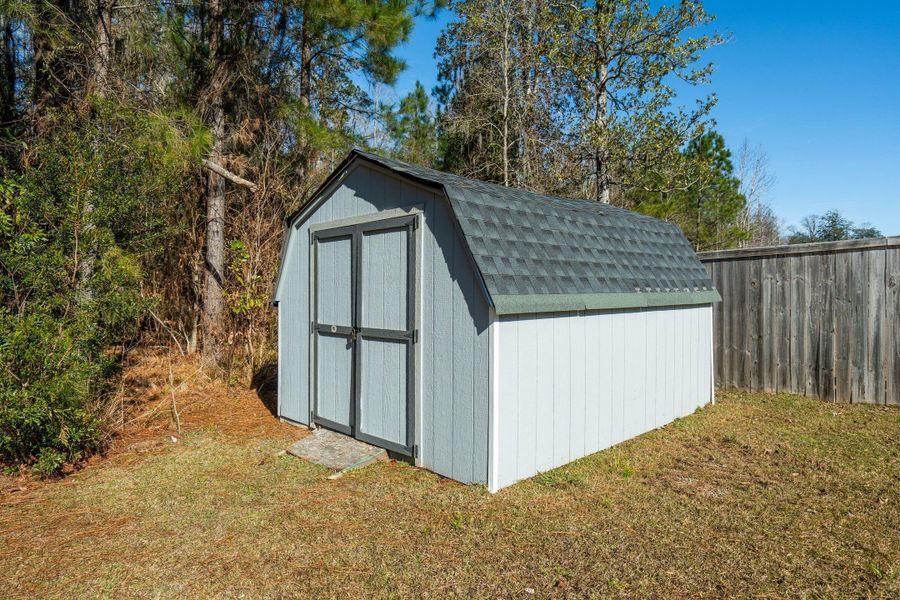 Exterior details and patio area of a home in , Johns Island (Image 34). Exterior details and patio area of a home in , Johns Island (Image 34).