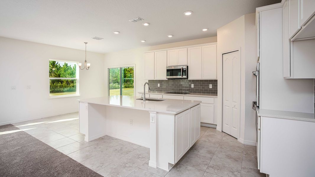 Representative furnished interior of a home built from the Carlisle by Maronda Homes in Crosswinds, Haines City (Image 6).