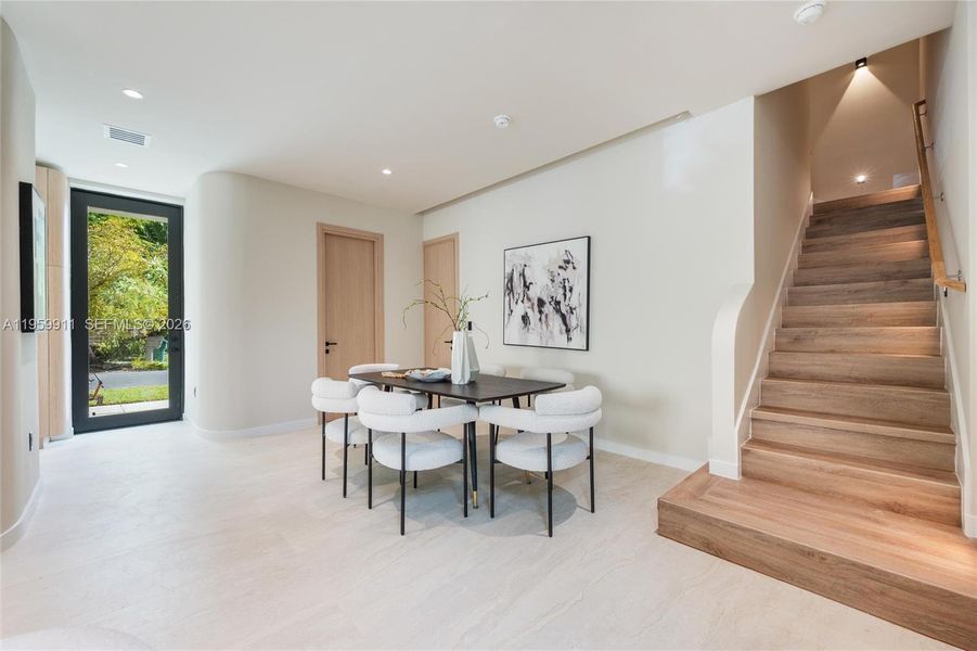 Furnished interior view inside a new home in , Miami (Image 14).