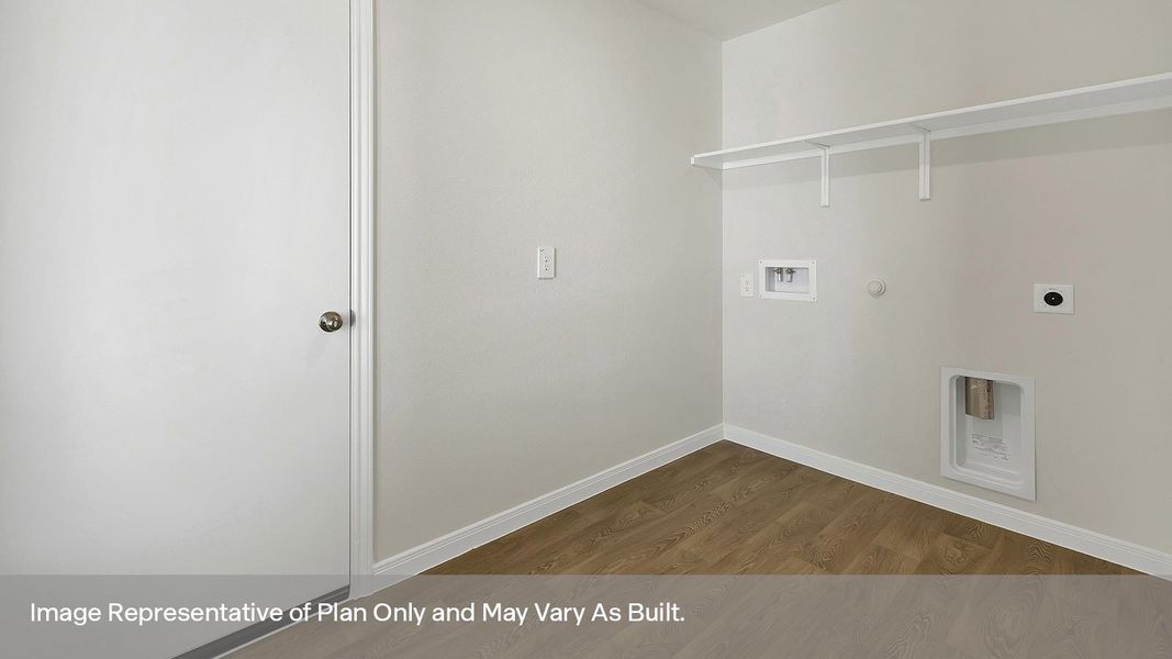 Representative unfurnished interior of a home built from the The Tyler by D.R. Horton in Whisper South, San Marcos (Image 17). Representative unfurnished interior of a home built from the The Tyler by D.R. Horton in Whisper South, San Marcos (Image 17).