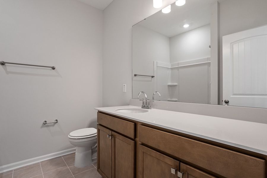 Furnished interior view inside a new home in Ovation at Sweetbrier, Durham (Image 13).
