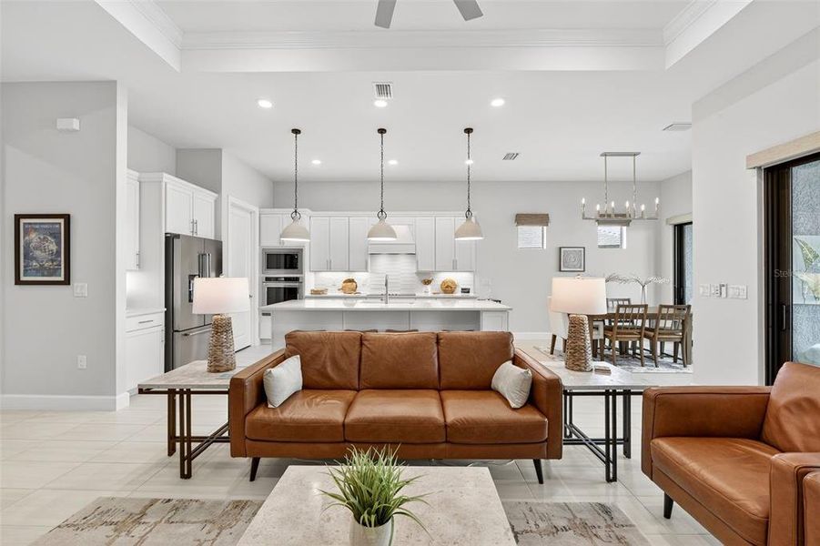 Furnished interior view inside a new home in , Venice (Image 5).