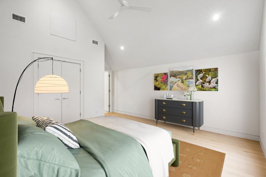 Furnished interior view inside a new home in , Edisto Island (Image 16).