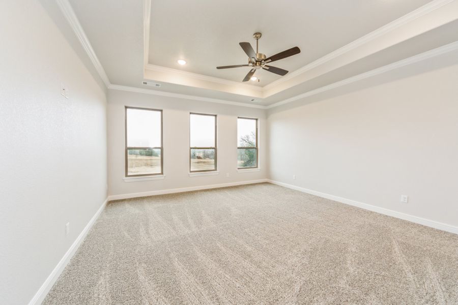 Representative unfurnished interior of a home built from the The Hudson by Doug Parr Custom Homes in Monarch Manor, Poolville (Image 17).