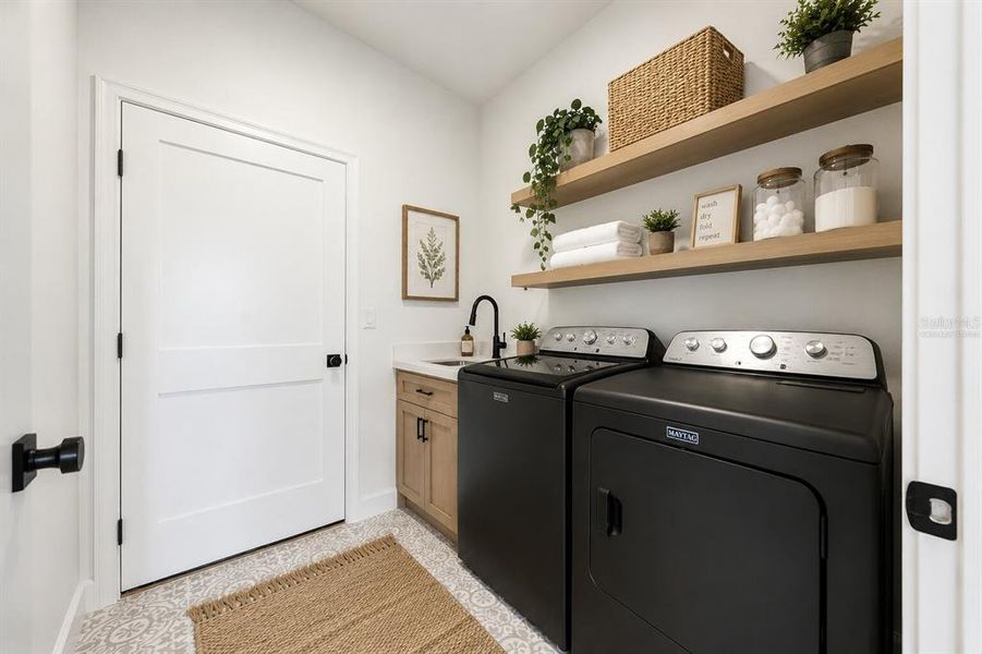 Furnished interior view inside a new home in , Eustis (Image 41).