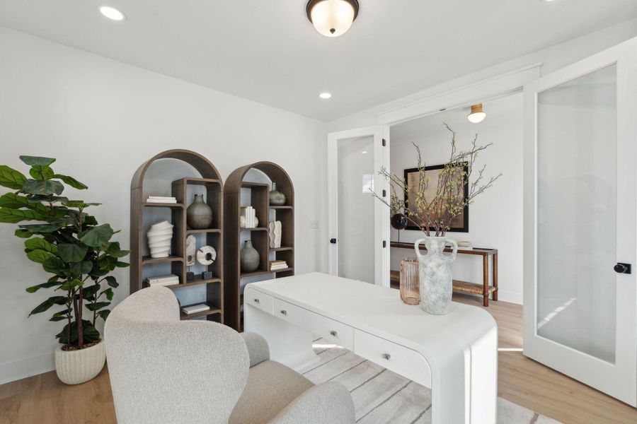 Furnished interior view inside a new home in Tidewater at Lakes of Cane Bay, Summerville (Image 52).