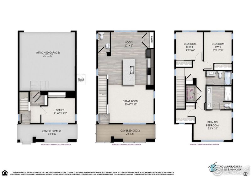 2D floor plan layout of this home in Baseline, Broomfield, CO (Image 5).