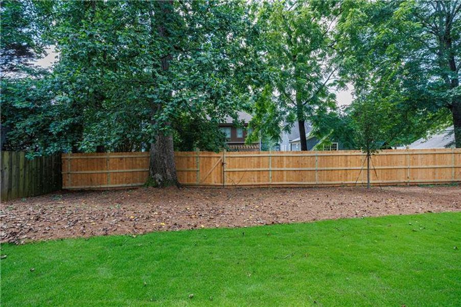 Exterior details and patio area of a home in , Atlanta (Image 46).
