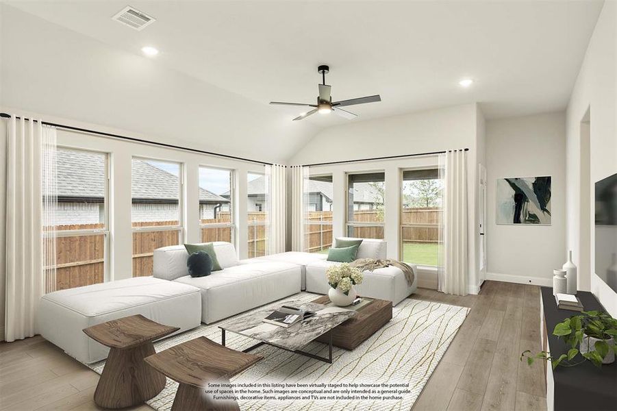 Furnished interior view inside a new home in Arcadia Trails Classic 60, Balch Springs (Image 5).