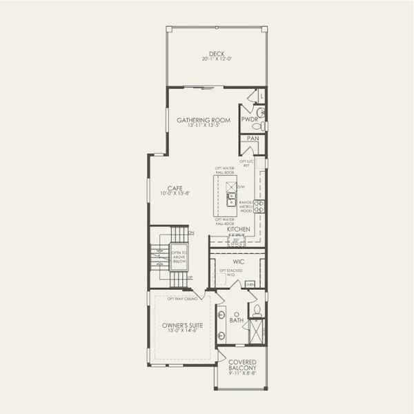 2D floor plan layout for the Ridgepoint by Pulte Homes in Parkvale at Sterling Ranch, Littleton, CO (Image 3). 2D floor plan layout for the Ridgepoint by Pulte Homes in Parkvale at Sterling Ranch, Littleton, CO (Image 3).
