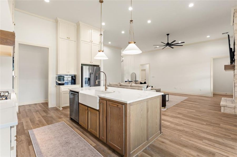 Furnished interior view inside a new home in , Woodway (Image 30).