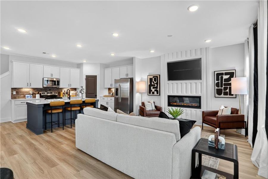 Furnished interior view inside a new home in Governors Parc, Kennesaw (Image 3).