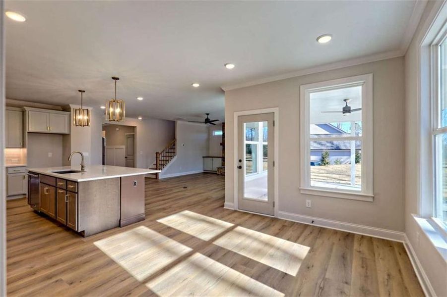 Spacious, unfurnished interior of a new home in , Clarkesville (Image 77).