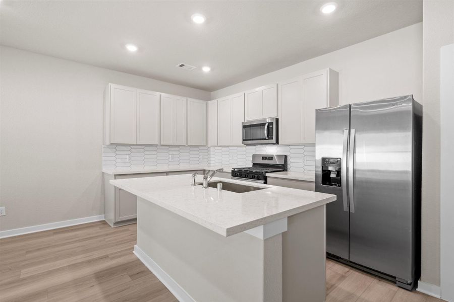 Furnished interior view inside a new home in , Conroe (Image 6).