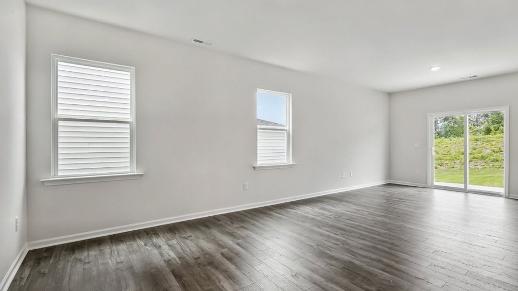 Representative unfurnished interior of a home built from the Robie by D.R. Horton in The Grove at Matthews Landing, Fuquay Varina (Image 15).